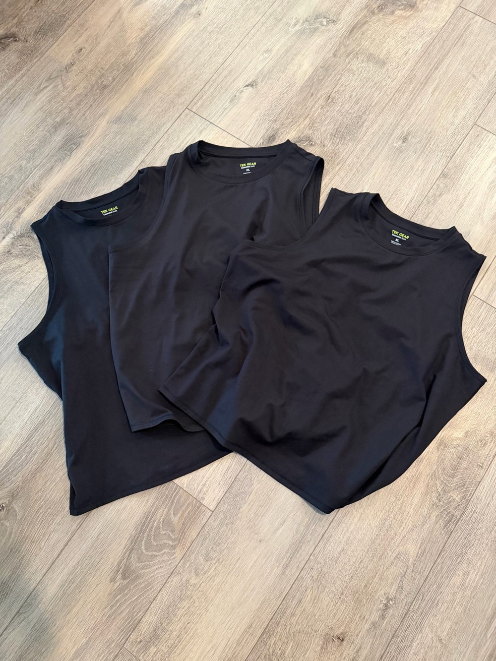 tek gear Black Performance Tank Top (Pack of 3)